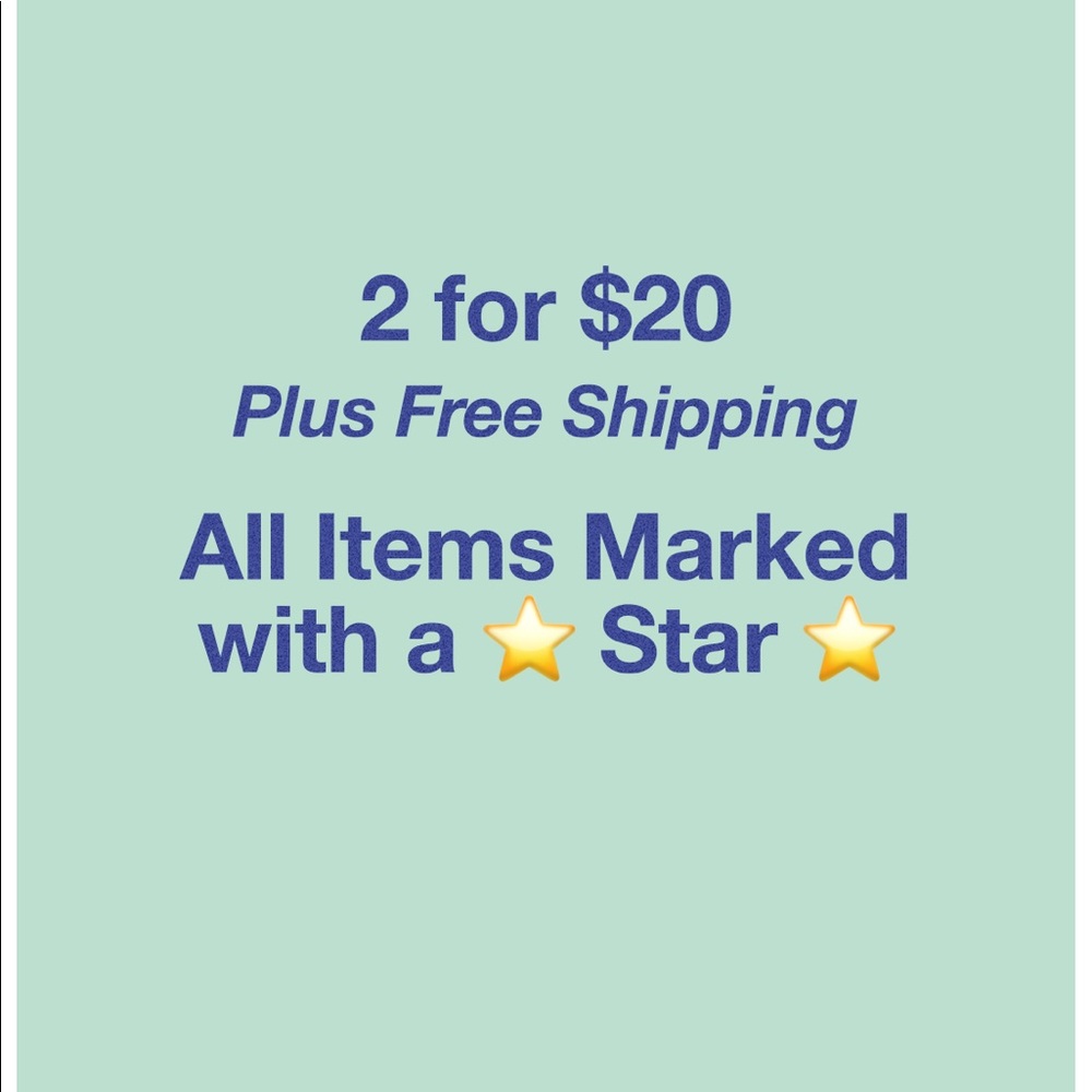 ⭐️⭐️ Items 2 for $20 ⭐️⭐️